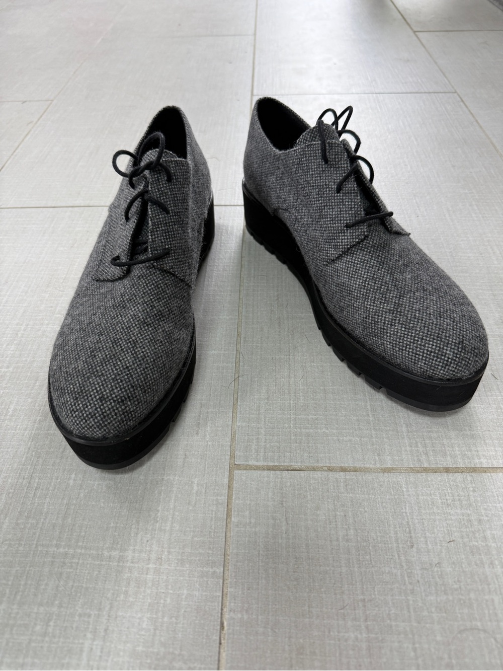 Eileen Fisher Eddy Women’s Shoe Size 11M-  Black/White Tweed
